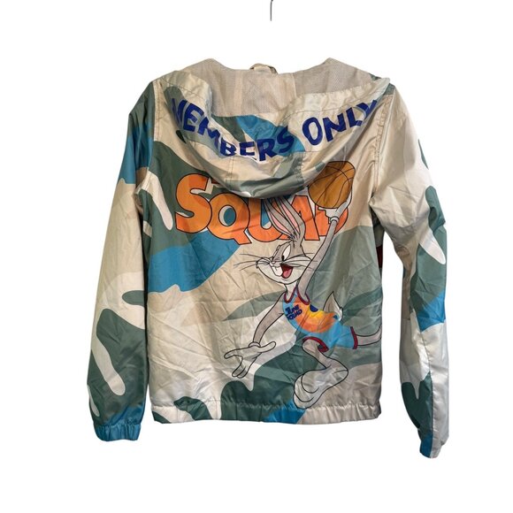 Space Jam A New Legacy Members Only Kids Windbreaker Jacket With Bugs Bunny & Ta - Picture 5 of 7